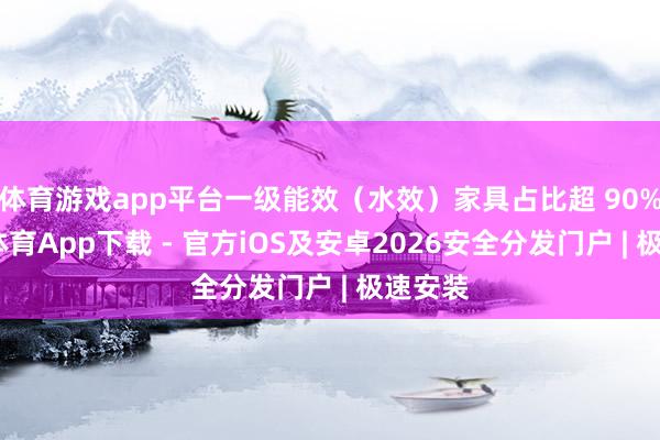 体育游戏app平台一级能效（水效）家具占比超 90%-星空体育App下载 - 官方iOS及安卓2026安全分发门户 | 极速安装